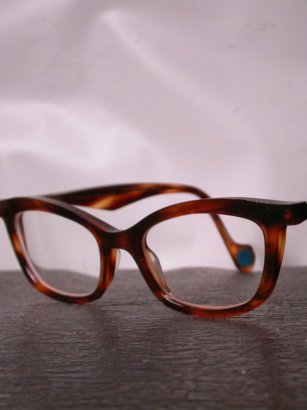 Authentic Anne et Valentin Factory Six Tortoise Eyeglasses Made in France